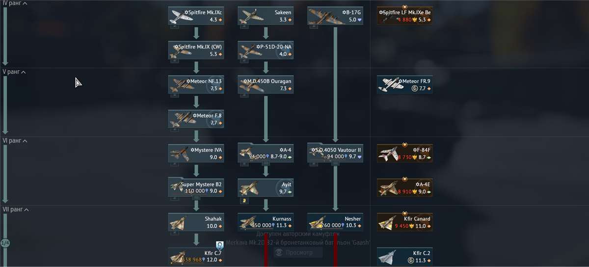 продажа аккаунта к игре War Thunder